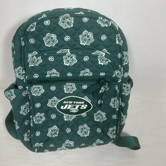 Vera Bradley NFLSmall Backpack in Cotton (New York Jets) NWOT